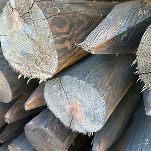 UK Treated Creosote RW Post 5-6