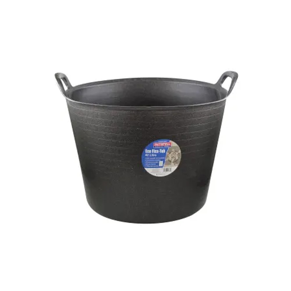 Faithful Eco Flexible Tub Black 42L