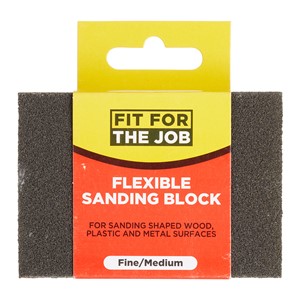 Fit For The Job Flexible Sanding Block Fine/Medium Grade