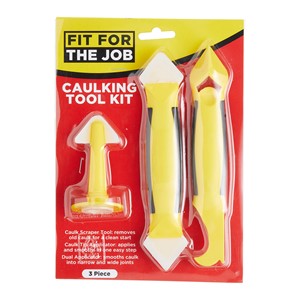 Fit For The Job 3 pc Caulking Tool Kit