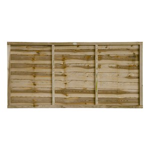Green Tanalised Superior Lap Panel 6' x 3'