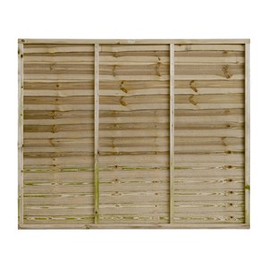 Green Tanalised Superior Lap Panel 6' x 5'