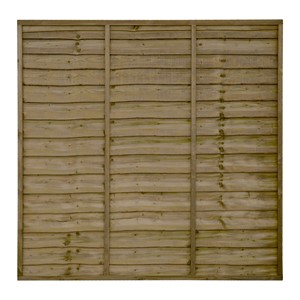 Green Tanalised Superior Lap Panel 6' x 6'