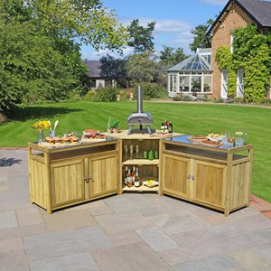 Zest Terraza Outdoor Kitchen - Set
