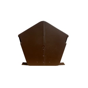 Angle Ridge Cap for Dry Verge Brown