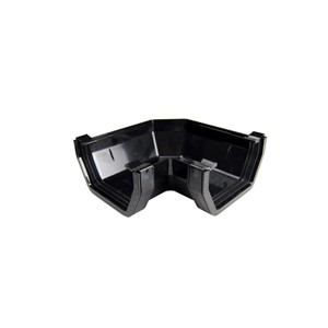 Square 117mm 90 Degree Angle Black