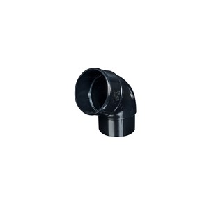 Round 68mm 92.5 Degree Offset Bend Black