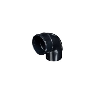 Round 68mm 112.5 Degree Offset Bend Black