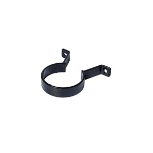 Round 68mm Pipe Clip Black