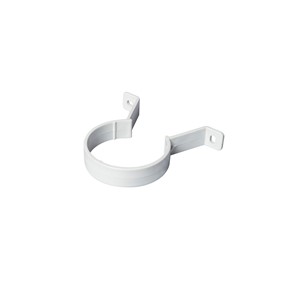 Round 68mm Pipe Clip White
