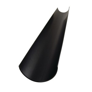 Half Round 114mm Gutter 4m Black