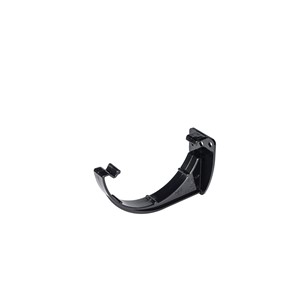 Half Round 114mm Fascia Bracket Black