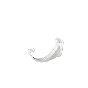 Half Round 114mm Fascia Bracket White