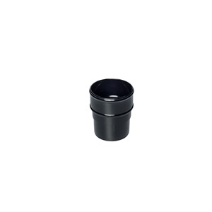 Round 68mm Pipe Socket Black