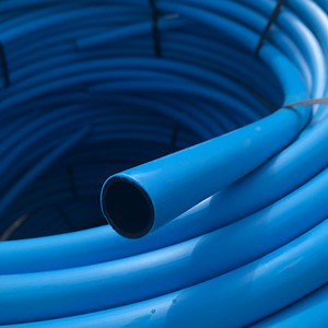 MDPE Blue Water Pipe 20mm x 100mm