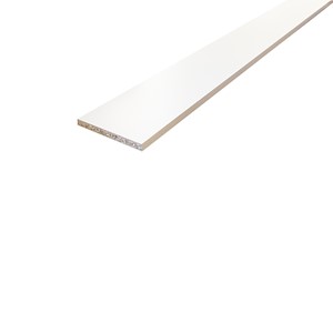 1830mm x 229mm x 15mm White Mel Chipbrd FSC