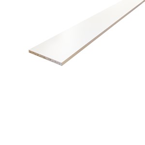 1830mm x 305mm x 15mm White Mel Chipbrd FSC