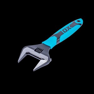 OX Pro Series Adjustable Wrench Extra Wide Jaw 10