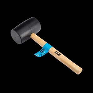 OX Trade Black Rubber Mallet - 32 oz