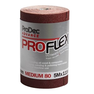 ProDec Advance ProFlex 5m Roll 80 Grit Medium Grade