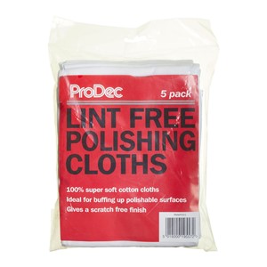 ProDec 5 pk Lint Free Polishing Cloths