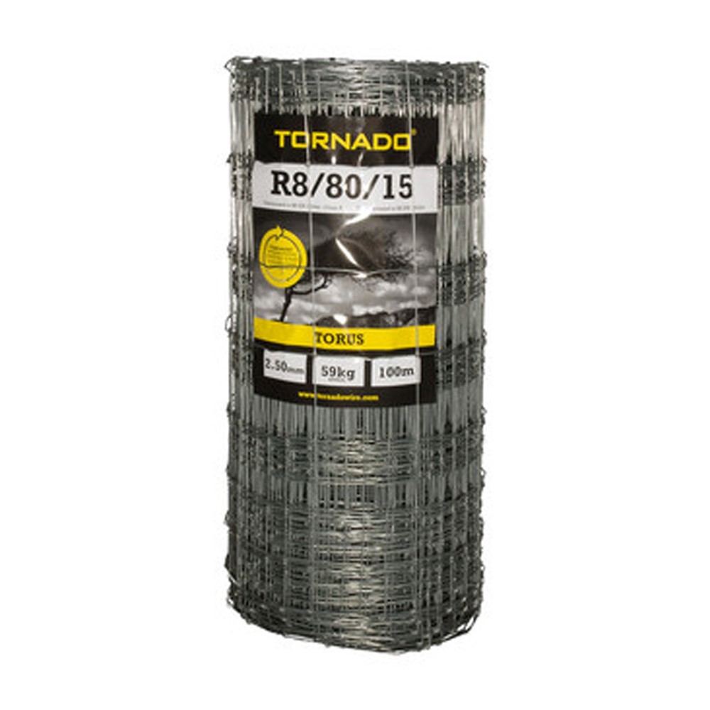 Tornado R8/80/15 Torus High Tensile Stock Netting 100m
