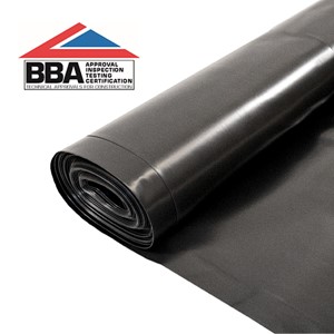 BBA Black Polythene DPM 25m x 4m x 250MU