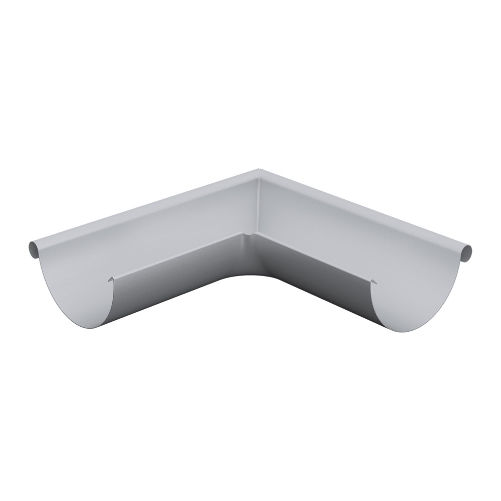 Lindab Galv Half Round Ext Gutter Angle 125mm