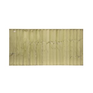 Standard Featheredge Panel 6'x3' Green Tanalised