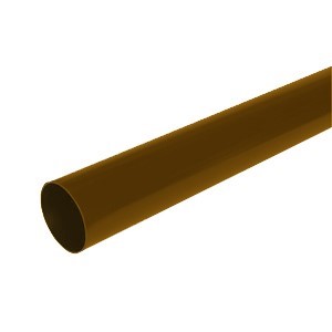 68mm Rainwater Pipe 2.5M Brown