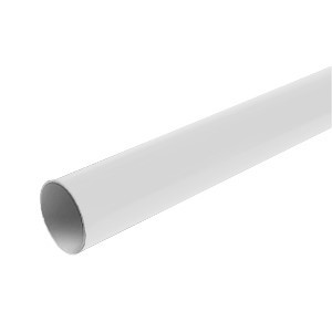 68mm Rainwater Pipe 2.5M White