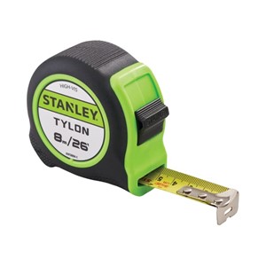 Stanley 8m (26ft) Hi-Vis Tape