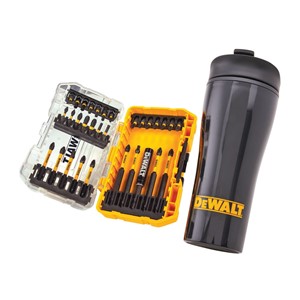 DeWalt 32 Piece FlexTorq Bit Set & Travel Mug