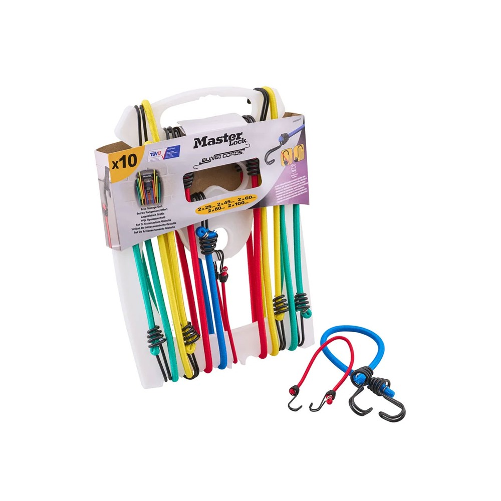 MasterLock 10 Piece Bungee Set