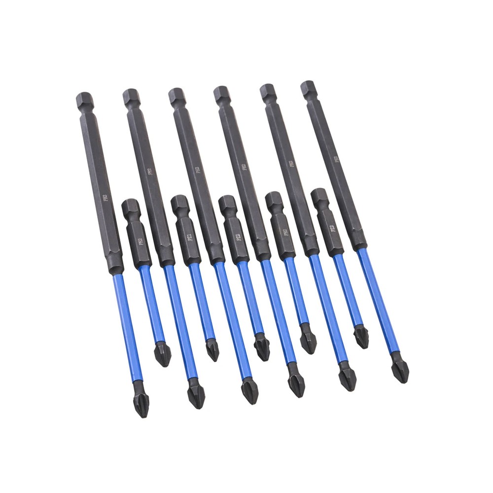 Faithfull 12 Piece Impact Screwdriver Bit Set